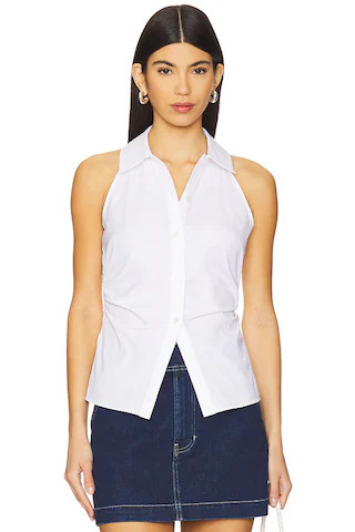 Veronica Beard Regina Shirt in White from Revolve.com | Revolve Clothing (Global)