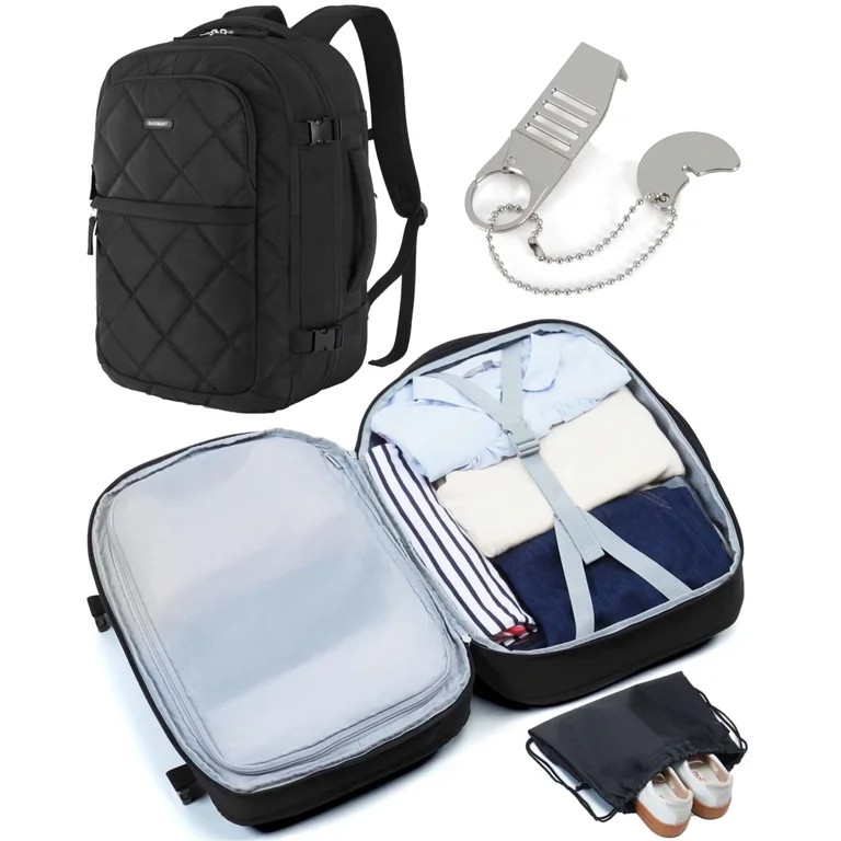 BAGSMART Travel Backpack, 30L Flight Approved Carry on Backpack with Door Lock, 17.3 Inch TSA Per... | Walmart (US)