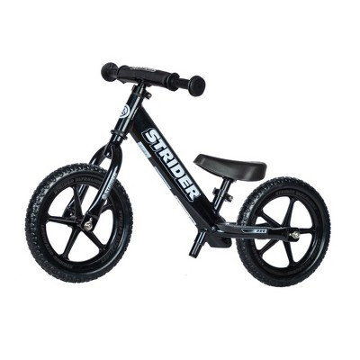 Strider 12” Pro Bike, Black Pearl—balance bike for kids 1–4, with safety pad, padded seat, mini grips, flat-free tires. | Target