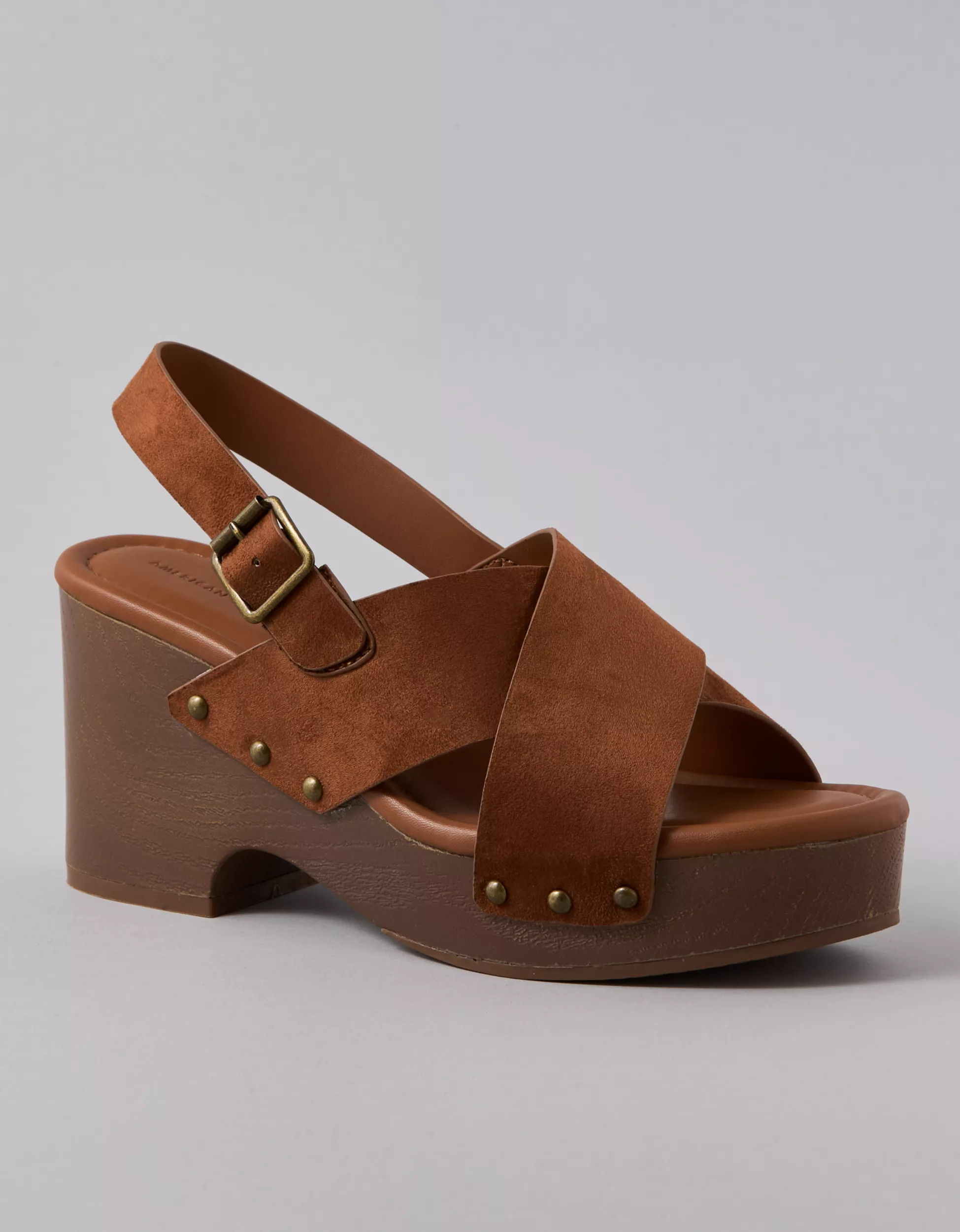 AE Criss-Cross Wedge Clog | American Eagle Outfitters (US & CA)