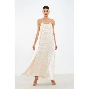 Vestido Longo Devore Play - Nude Play NUDE PLAY | OffPremium (BR)