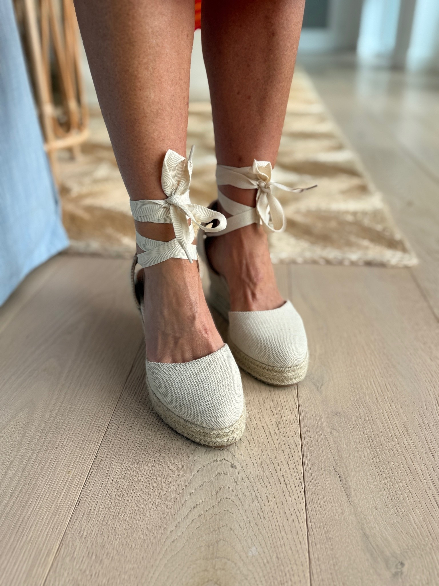 Neutral Lace Up Espadrilles You Can Wear with Everything.

#LTKOver40 #LTKootd #LTKSaleAlert