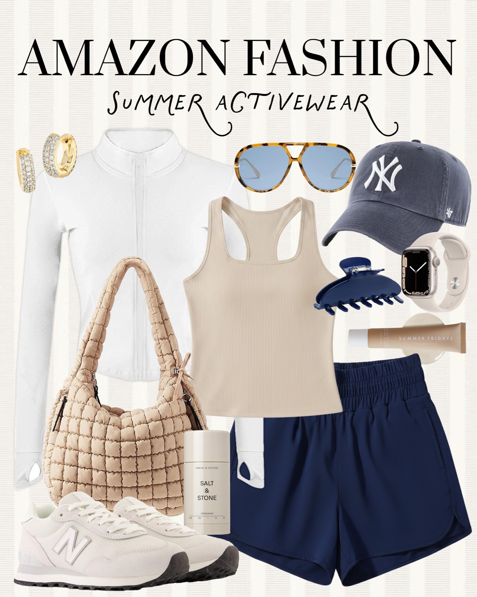 Trendy summer activewear from Amazon! 

#amazonfinds

Amazon finds. Amazon fashion. Amazon new arrivals. Amazon activewear. Amazon summer active outfit. Amazon comfy cute summer OOTD. Trendy summer style. Navy tan summer active outfit.

#LTKActive #LTKSeasonal #LTKootd
