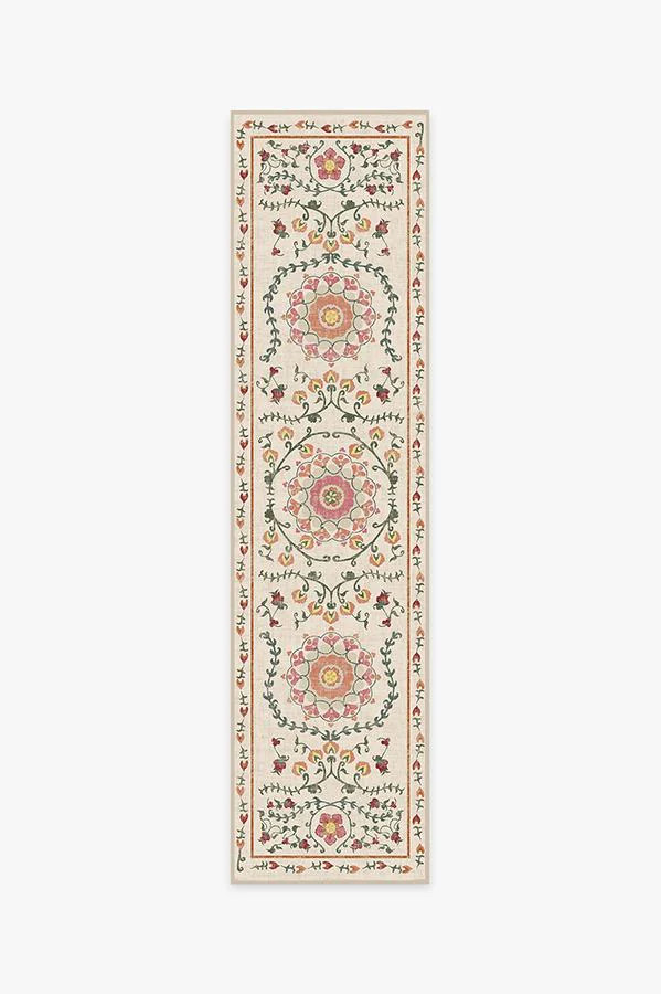Suzani Coral Rug | Ruggable | Ruggable
