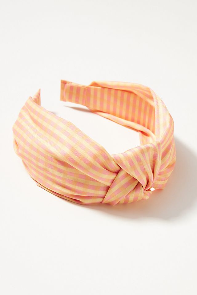 Checker Knotted Headband | Anthropologie (US)