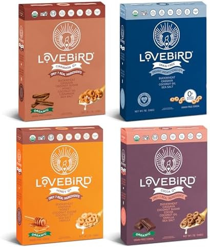 Lovebird Organic Cereal That Actually Tastes Good - 100% Real Food & Healthy Gluten Free Cereal, ... | Amazon (US)