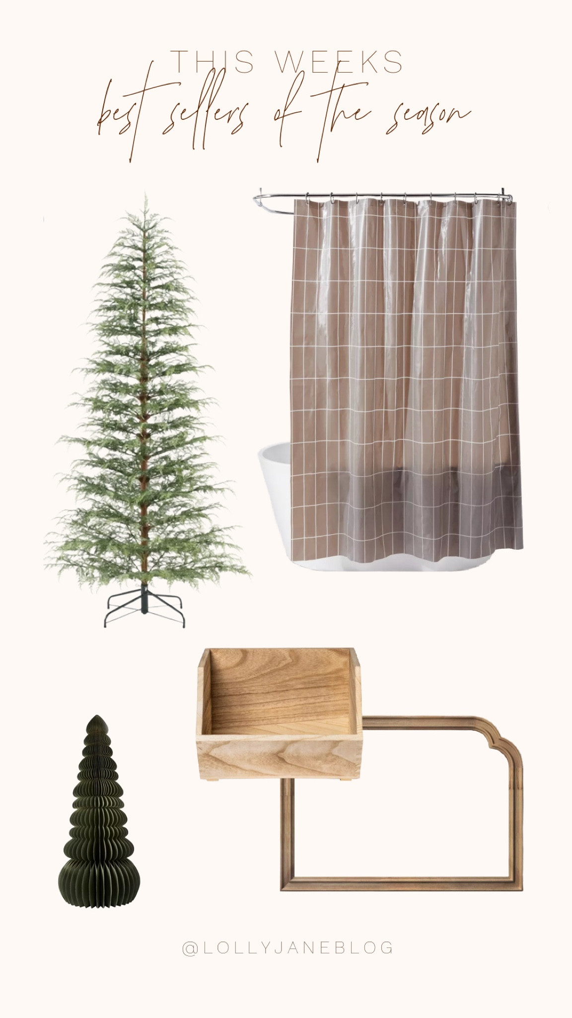 🎄✨ Get your home ready for the holidays and beyond with these must-have finds! 🎁 From Amazon, Target, and Walmart, we’ve got everything you need to spruce up your space. Check out our best sellers:

🎄 Christmas Tree – Perfect for bringing festive cheer to any room. 🛁 Brown Patterned Shower Curtain – Style your bathroom with a touch of elegance and warmth. 🎅 Christmas Decor – Add that cozy holiday magic with beautiful ornaments, wreaths, and more. 🪞 Beautiful Mirror – Elevate your home’s aesthetic with this stunning piece. 🧺 Wooden Basket – Organize in style with a timeless, rustic accent.

Why wait? Shop these top picks today and transform your space into a cozy, festive haven! 🏡✨

#HolidayDecor #HomeStyle #ChristmasVibes #ShopNow #BestSellers #Amazon #Target #Walmart #CozyHome #HomeMakeover

#LTKHome #LTKHoliday #LTKStyleTip