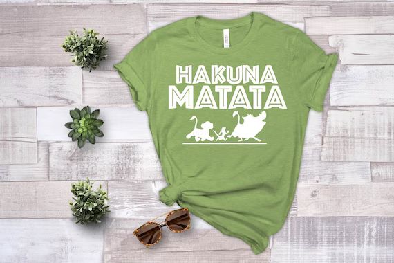 Hakuna Matata Shirtanimal Kingdom Shirtdisney Custom | Etsy | Etsy (US)