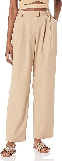 Amazon.com: The Drop Women's Dylan Pleated Straight Pant : Clothing, Shoes & Jewelry | Amazon (US)