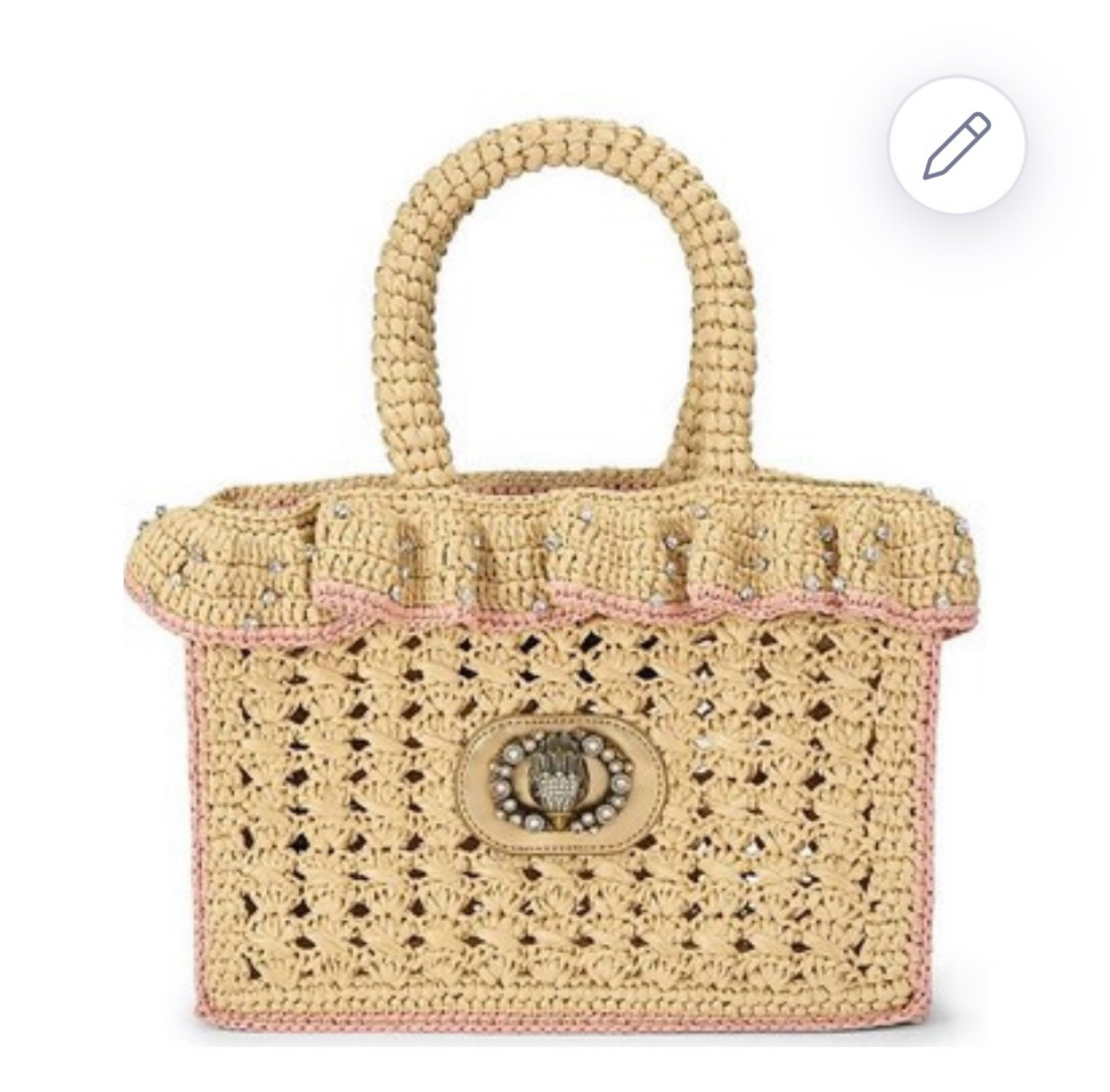 Cute summer rafia handbag 
%handbagg