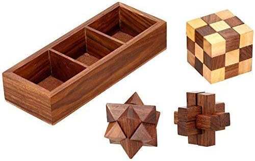 Indian Glance 3 in 1 3D Puzzles for Adults | Kids | Teens | Boys | Girls | Fun- Includes Wood Int... | Amazon (US)