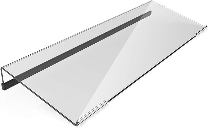 KOTEMON Acrylic Tilted Computer Keyboard Stand for Ergonomic Typing, Keyboard Tray Holder with Si... | Amazon (US)