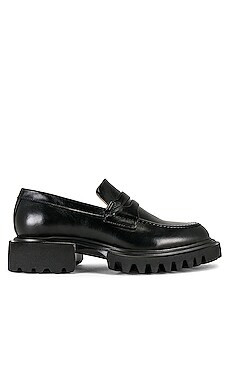 ALLSAINTS Lola Loafer in Black from Revolve.com | Revolve Clothing (Global)