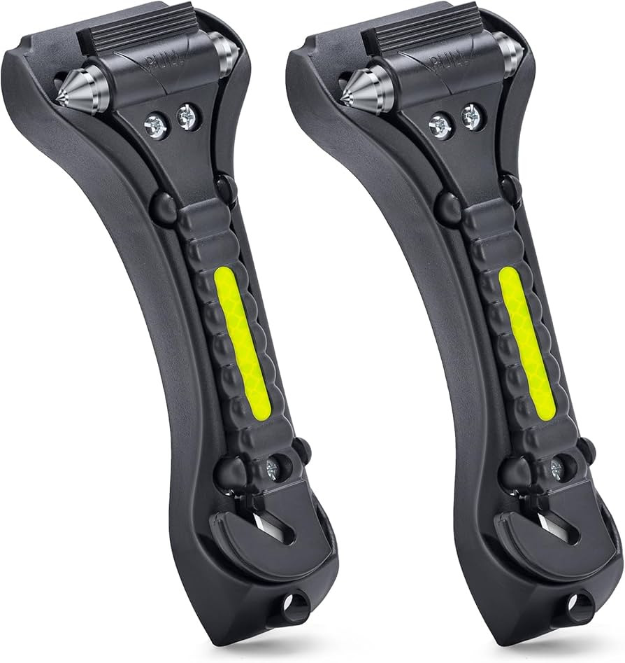 THINKWORK Car Window Breaker, Glass Breaker, Window Breaker Seatbelt Cutter, 2-in-1 Car Safety Ha... | Amazon (US)