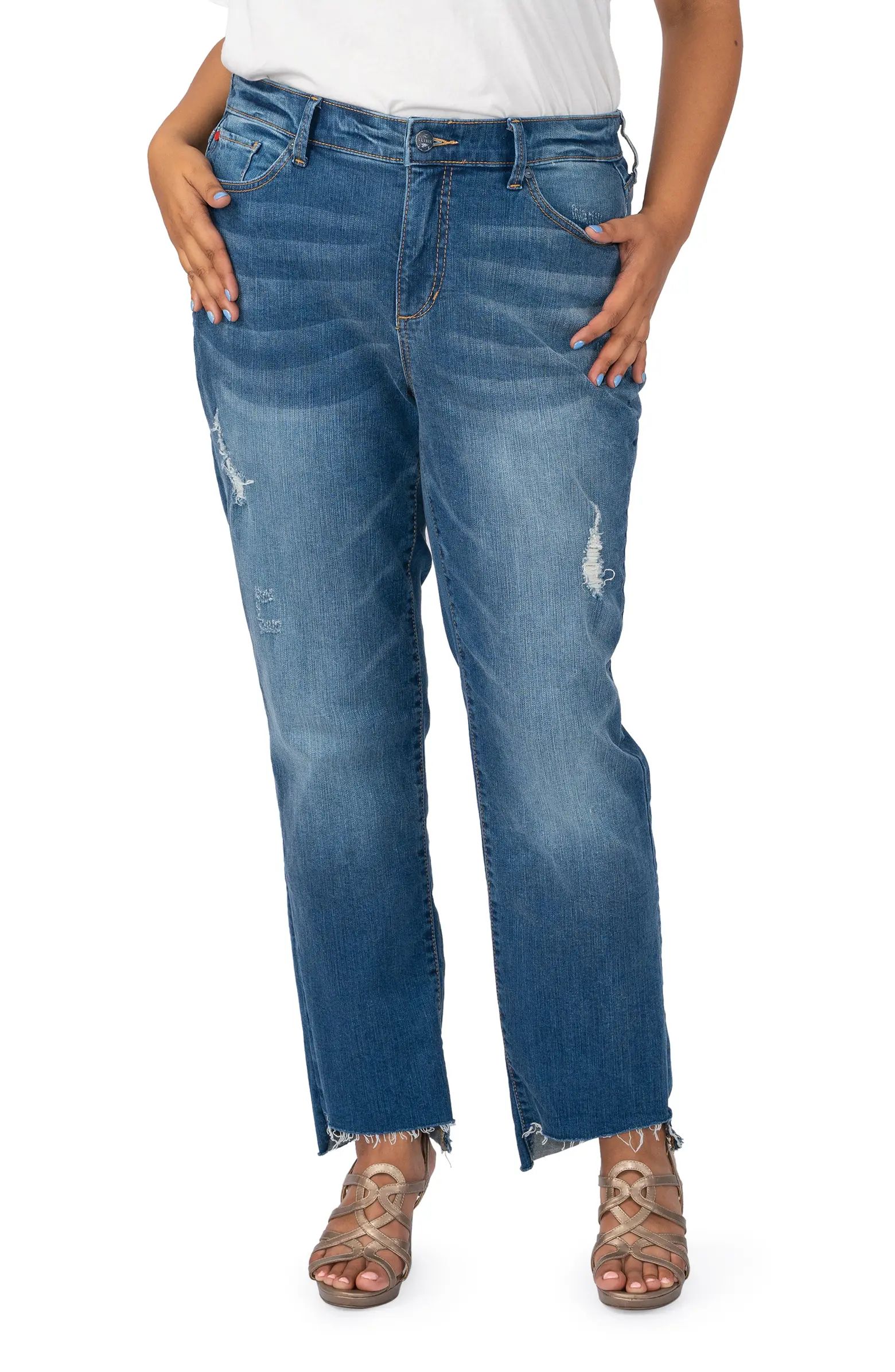 SLINK Jeans High Waist Straight Leg Jeans | Nordstrom | Nordstrom