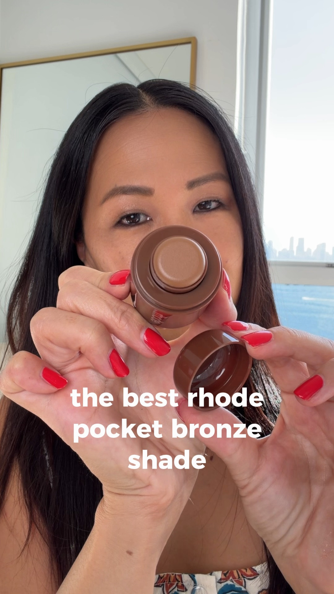 If we are shade twins and you're not sure which Rhode Pocket Bronze shade to get, Sunbed gets my vote! It's the perfect medium neutral bronze with just the right amount of warmth. It blends effortlessly and gives me the perfect sun-kissed bronze.

Also wearing: 
Dior Forever Foundation Stick 3WO
Rhode Glazing Milk Shade 02 mixed into foundation
Charlotte Tilbury Airbrush Flawless Finish Powder in Medium
Natasha Denona Tan Palette
Rhode Peptide Lip Tint in Tan
Essie Geranium nail polish
Montce Swim top


Have you checked out the new bronzers yet? Full review on the blog today too!

#LTKBeauty