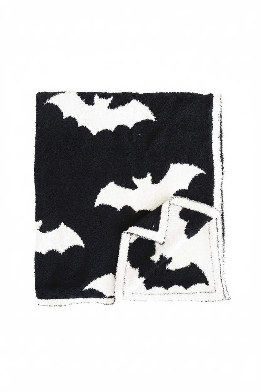 CuddleLane™ Luxe Halloween Blanket | Bats | Caden Lane