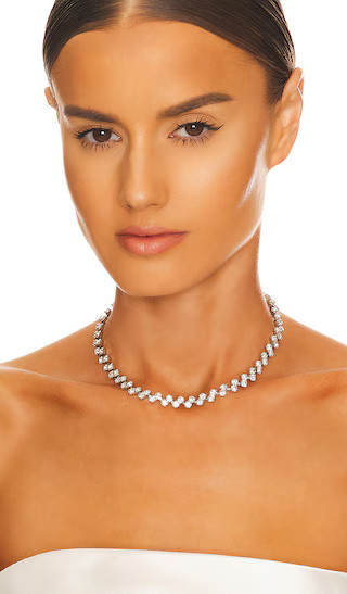 Minna Necklace in Crystal | Revolve Clothing (Global)
