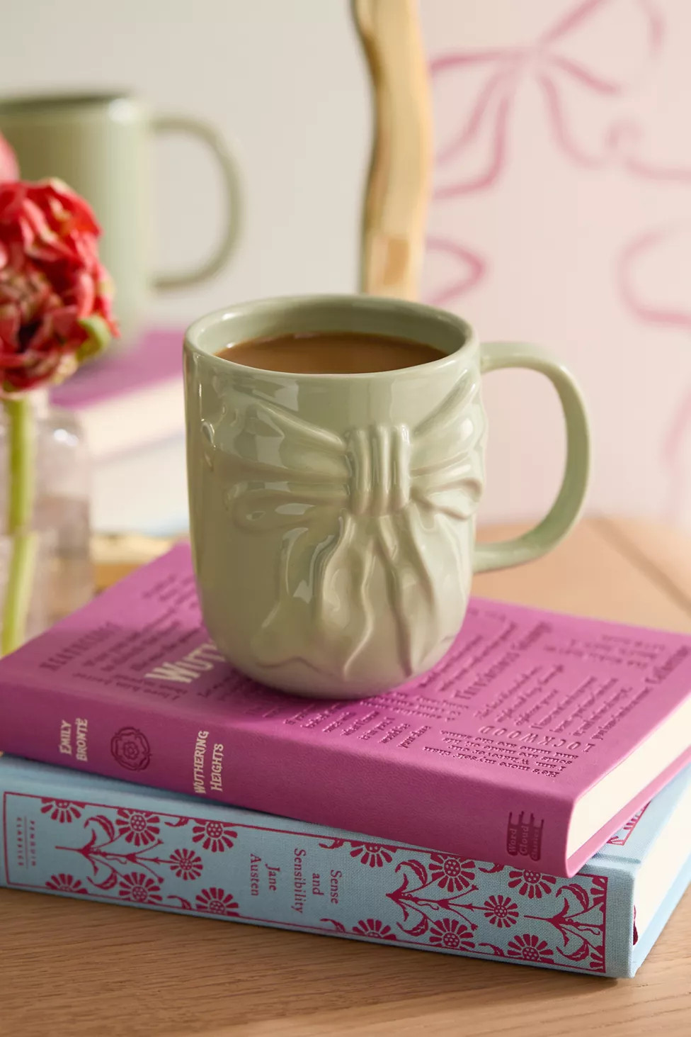 Sculpted Bow Mug | Urban Outfitters (US and RoW)
