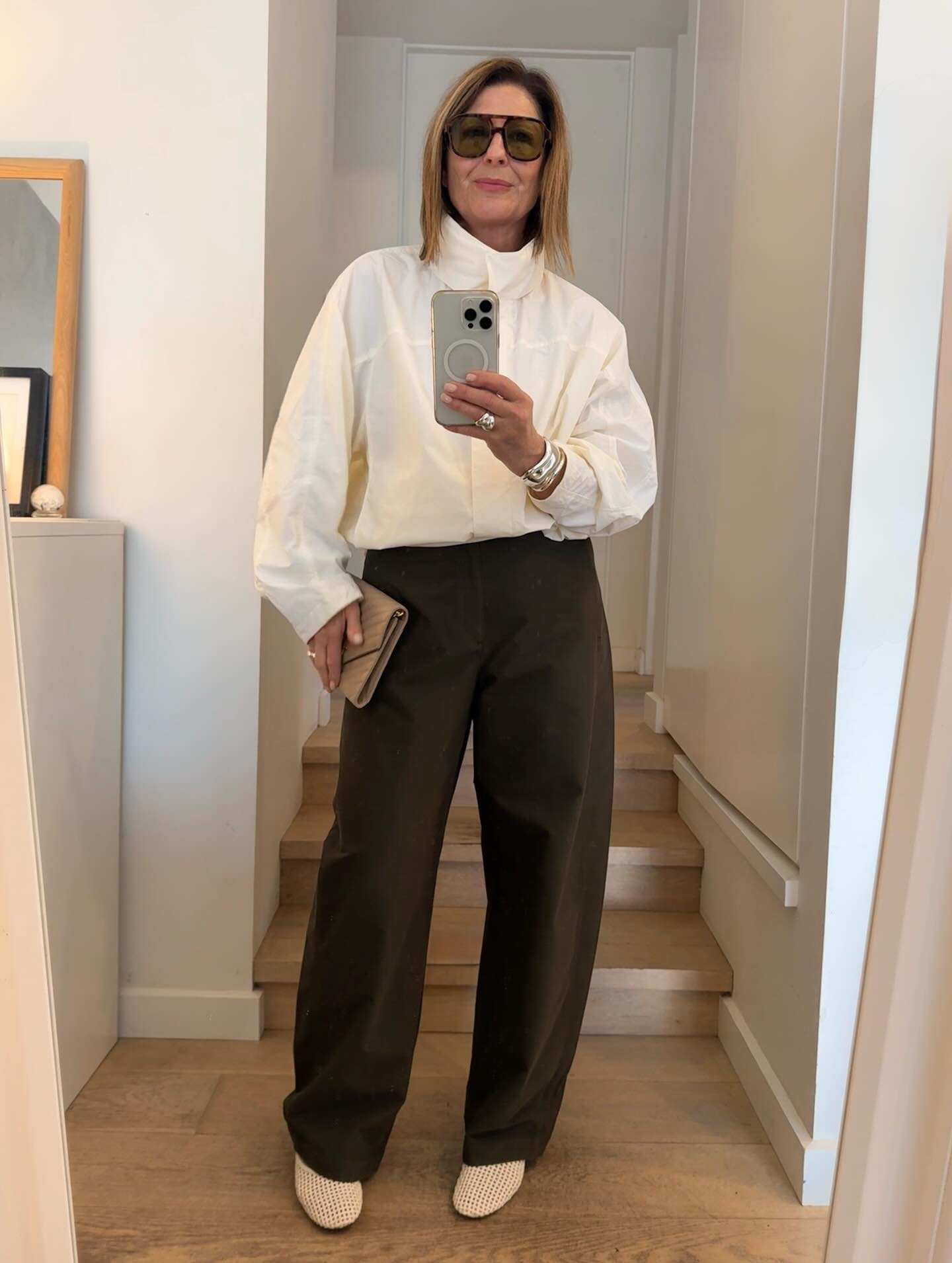 To lace or not to lace ?
That is the question!

Should it be pulled it out ? Swipe 👉👉
Or do we keep it simple and minimal? 

This is a good way to Illustrate how a peek of lace adds some texture , a touch of pretty, breaks up the colours and acts as a contrast to the sporty vibe of the jacket. It makes the outfit look a bit more farshun ! Shop the look here 

#LTKaustralia #LTKspring #LTKover50style