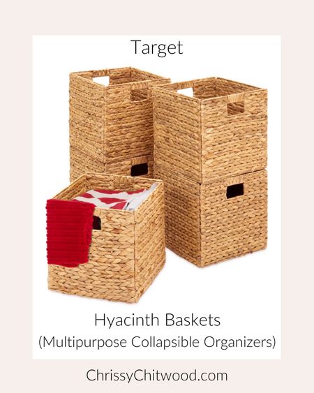 These hyacinth baskets come in two sizes and are great multipurpose collapsible organizers! 

These are also fantastic for organizing kids toys. 

Target finds, organization find, organize 

#LTKkids #LTKhome #LTKFind