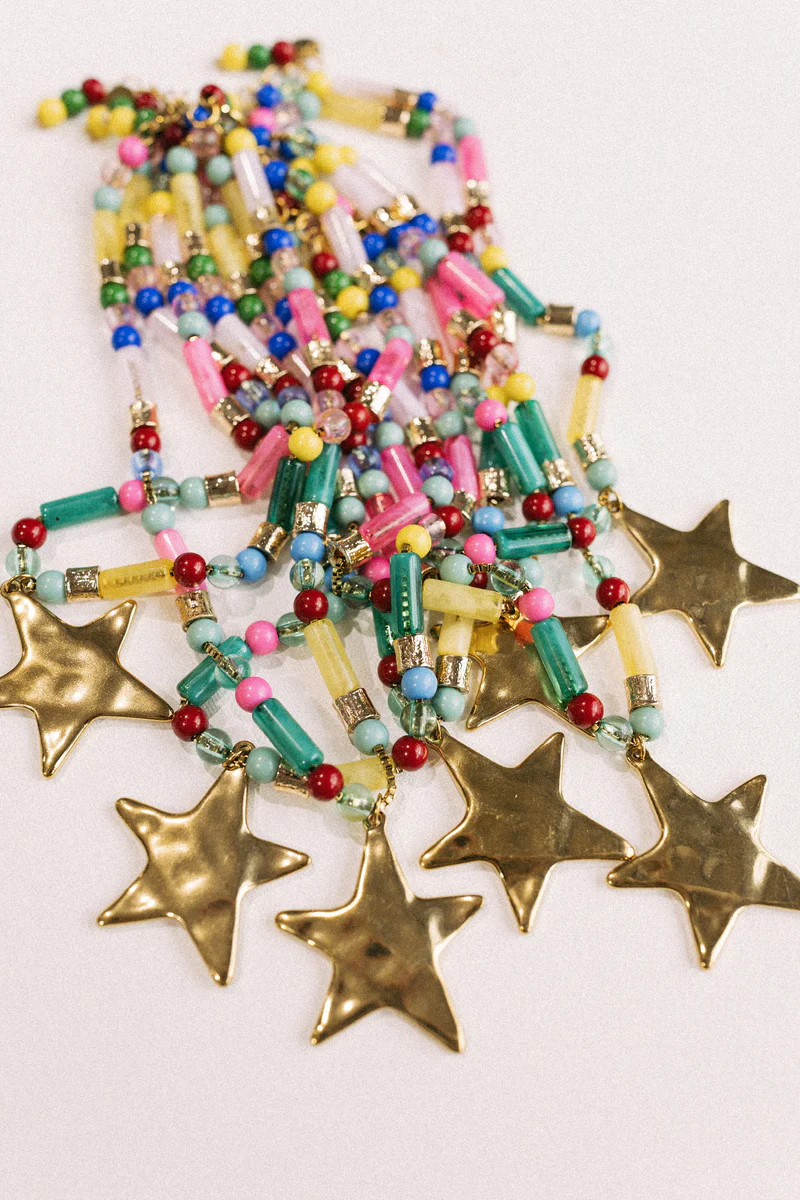 Stevie Bold Colorful Beaded One of a Kind Necklace - Beljoy Jewelry | BÉLJOY