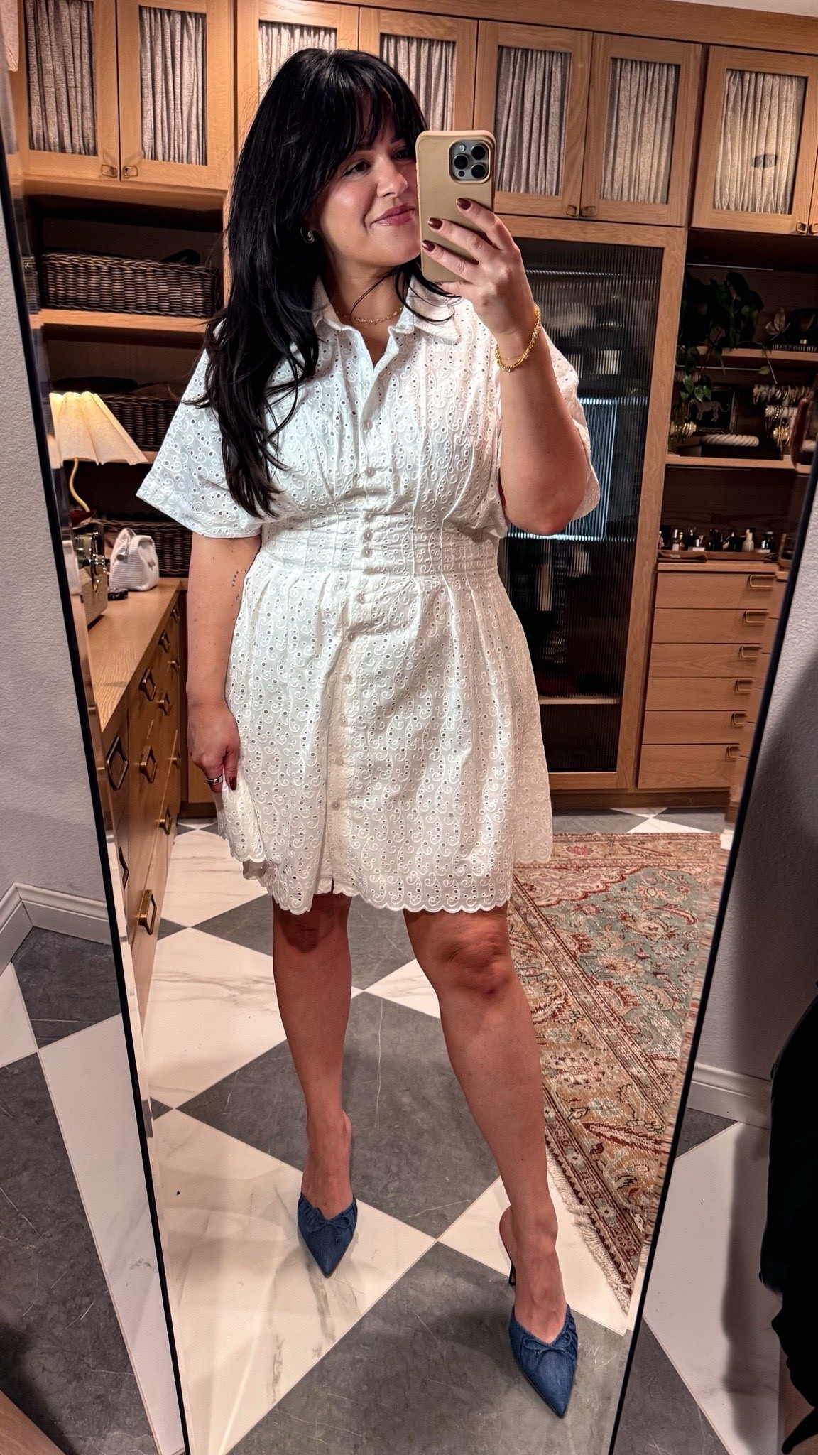Eyelet shirt dress, perfect for vacation! wearing an xl, lined, so comfy, Functional buttons. Code TRULY20 for 20% off!

#LTKSeasonal #LTKStyleTip
