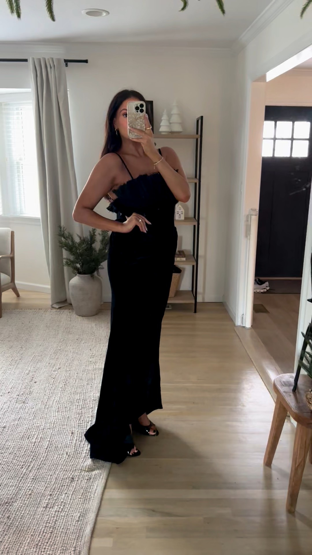 Black tie wedding guest dress 

ASOS dress 
ASOS 
Black tie
Black gown 
Wedding guest dress 

#LTKParties