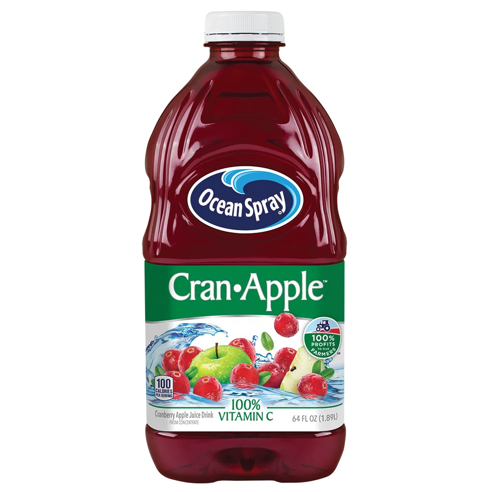 Ocean Spray Cranberry Apple Juice Drink, 64 Fl. Oz. - Walmart.com | Walmart (US)