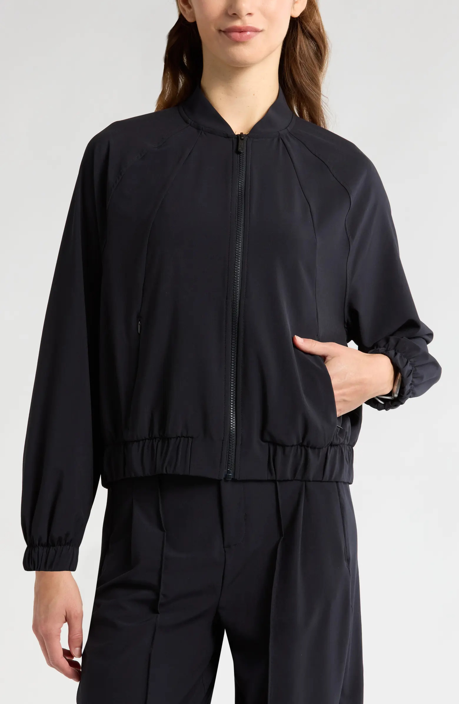 Zella In Flight Bomber Jacket | Nordstrom | Nordstrom