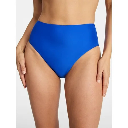 Time and Tru Women s and Women s Plus Size High Rise Bikini Bottoms Sizes XS-3X | Walmart (US)