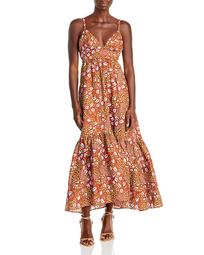Rhodes Linen Flounce Maxi Dress | Bloomingdale's (US)