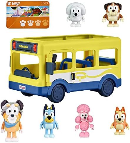 Bluey Bus + Mates, 2.5-3 inch Figures | Amazon Exclusive | Amazon (US)