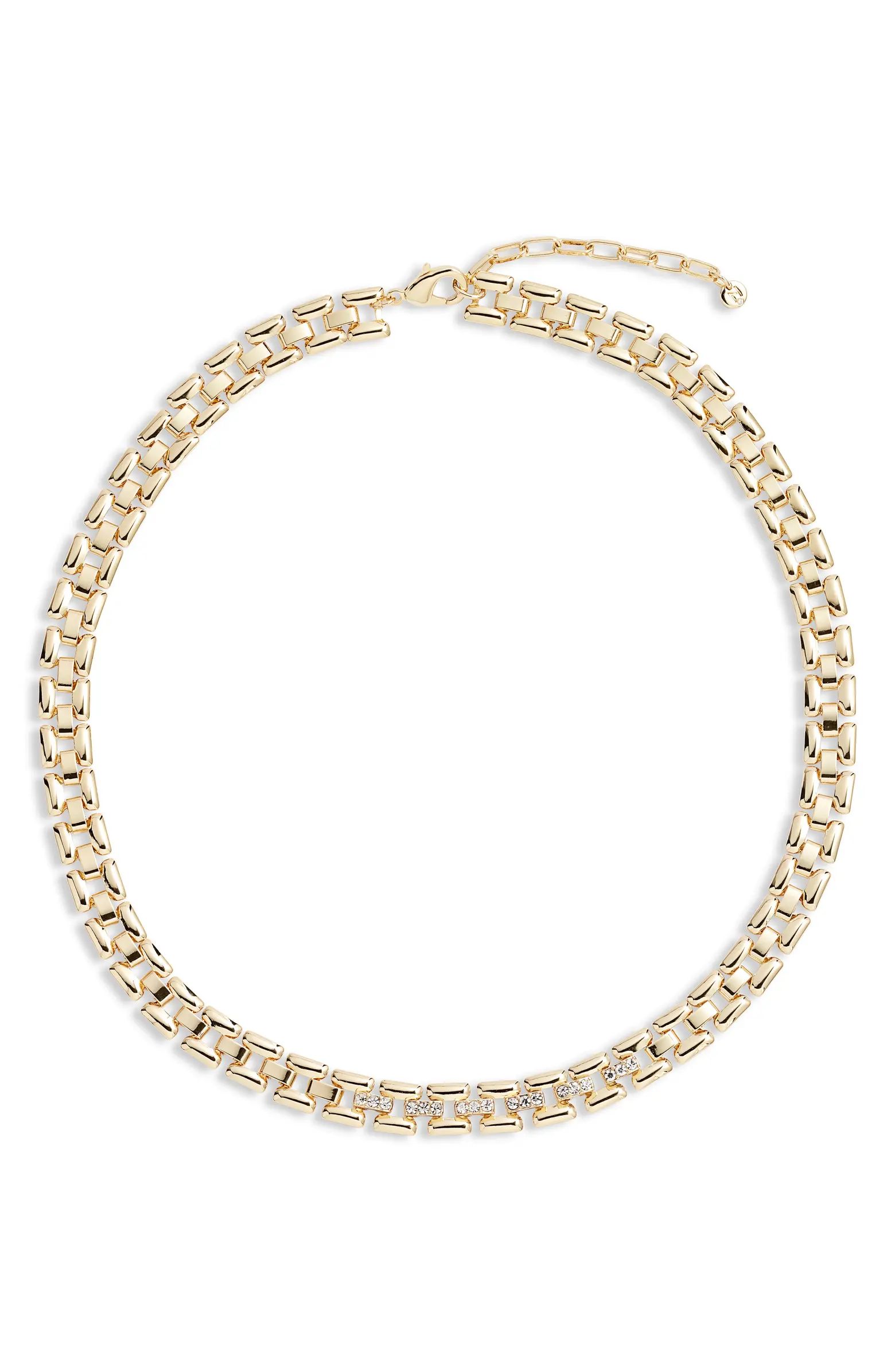 Cubic Zirconia Chain Necklace | Nordstrom