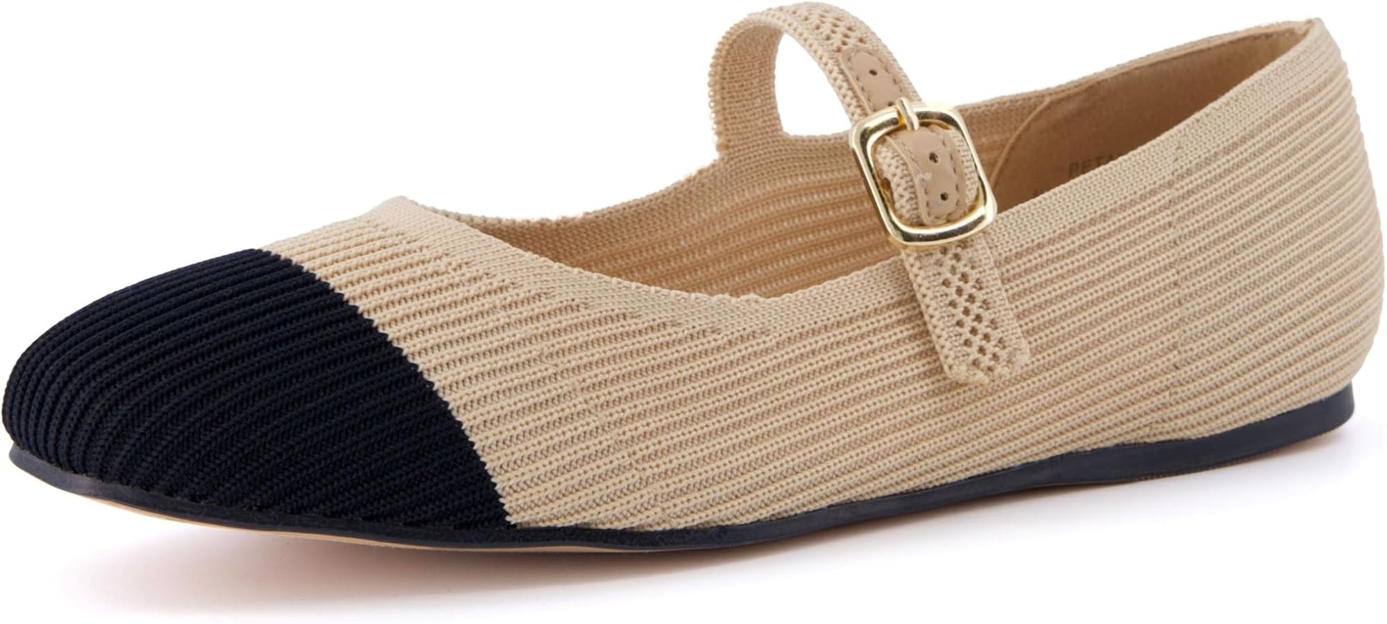 CUSHIONAIRE Women's Petal Mary Jane Knit Flat with +Memory Foam and Wide Widths Available | Amazon (US)