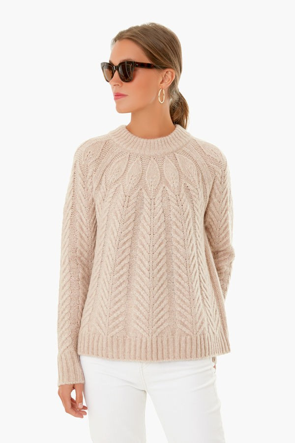 Ecru Royal Peacock Sweater | Tuckernuck (US)