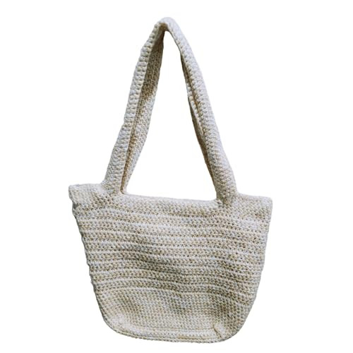 Shoulder Handbag Crochet Tote, Crochet Tote Bag, Lined Crochet Shoulder Bag, Crochet Tote Bag, Ha... | Amazon (US)
