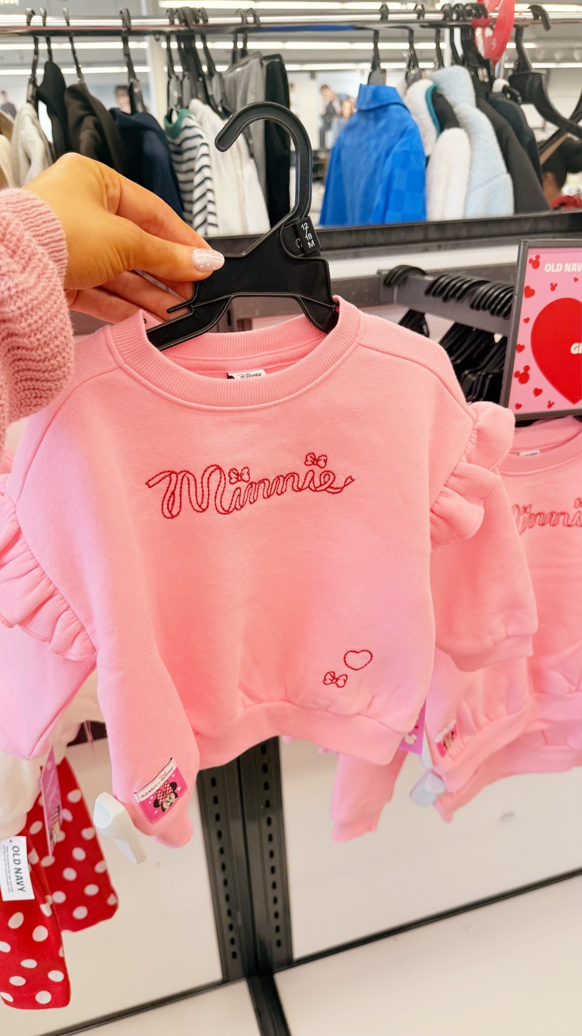 Pink Minnie sweat shirt ❤️🎀 

#LTKKids #LTKBaby