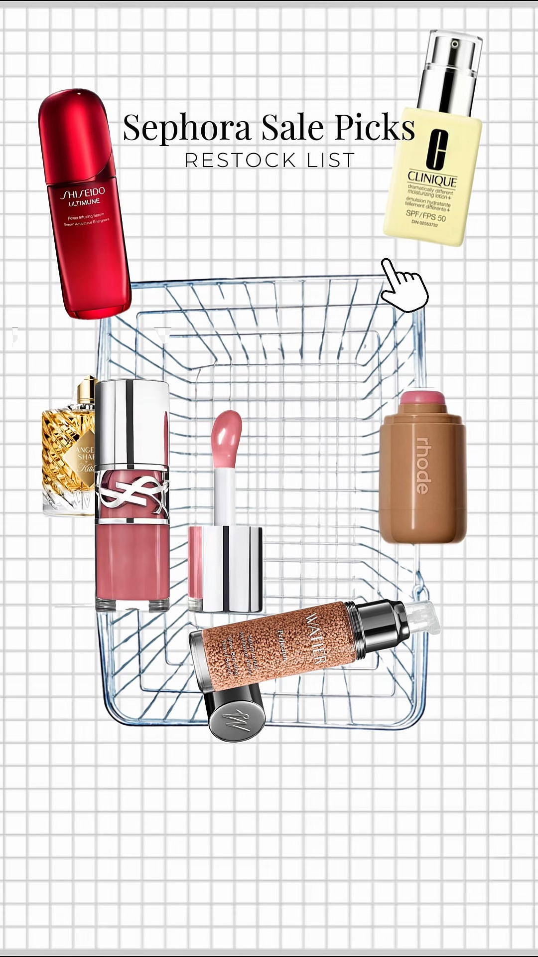 Sephora Sale restock — everything that’s earning its place back in my cart.

✦ Watier Perfection Serum Foundation — basically skincare that’s your foundation, but better 

✦ Shiseido Ultimune Power Infusing Serum — The icon that’s been in my routine for years 

✦ Clinique Dramatically Different Moisturizing Lotion+ SPF 50 — fave daily hydration NOW with built-in SPF 

✦ Killian Angels' Share — the scent that everyone asks about

✦ Rhode Pocket Blush — effortless flush, no brush needed 

✦ YSL Loveshine Lip Oil — shiny supple lips all day long 



#LTKSaleAlert #LTKBeauty #LTKmorningroutine
