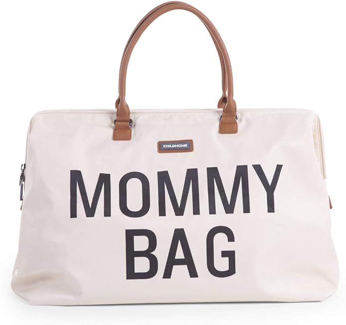CHILDHOME Mommy Bag Big - Functional Large Baby Diaper Travel Bag for Baby Care. | Amazon (US)