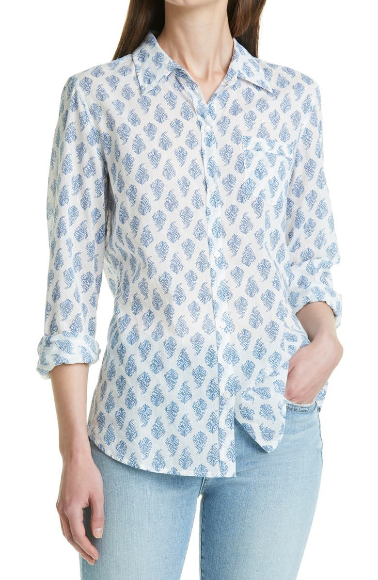 Print Cotton Button-Up | Nordstrom