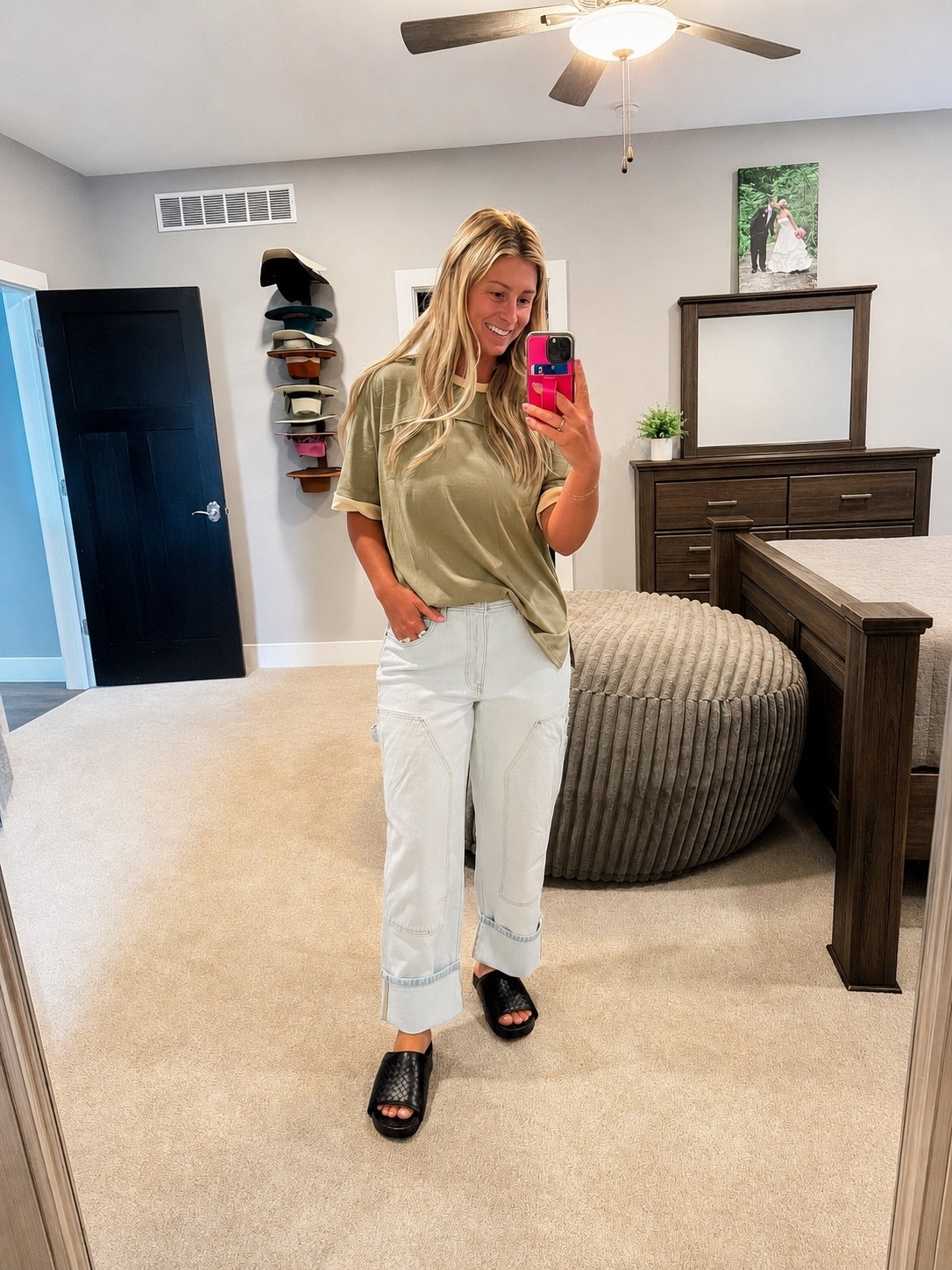 Simple & cute look from Walmart! Wearing a large in the top and 12 in these pants!

#LTKdayinmylife #LTKgrwm #LTKMidsize
