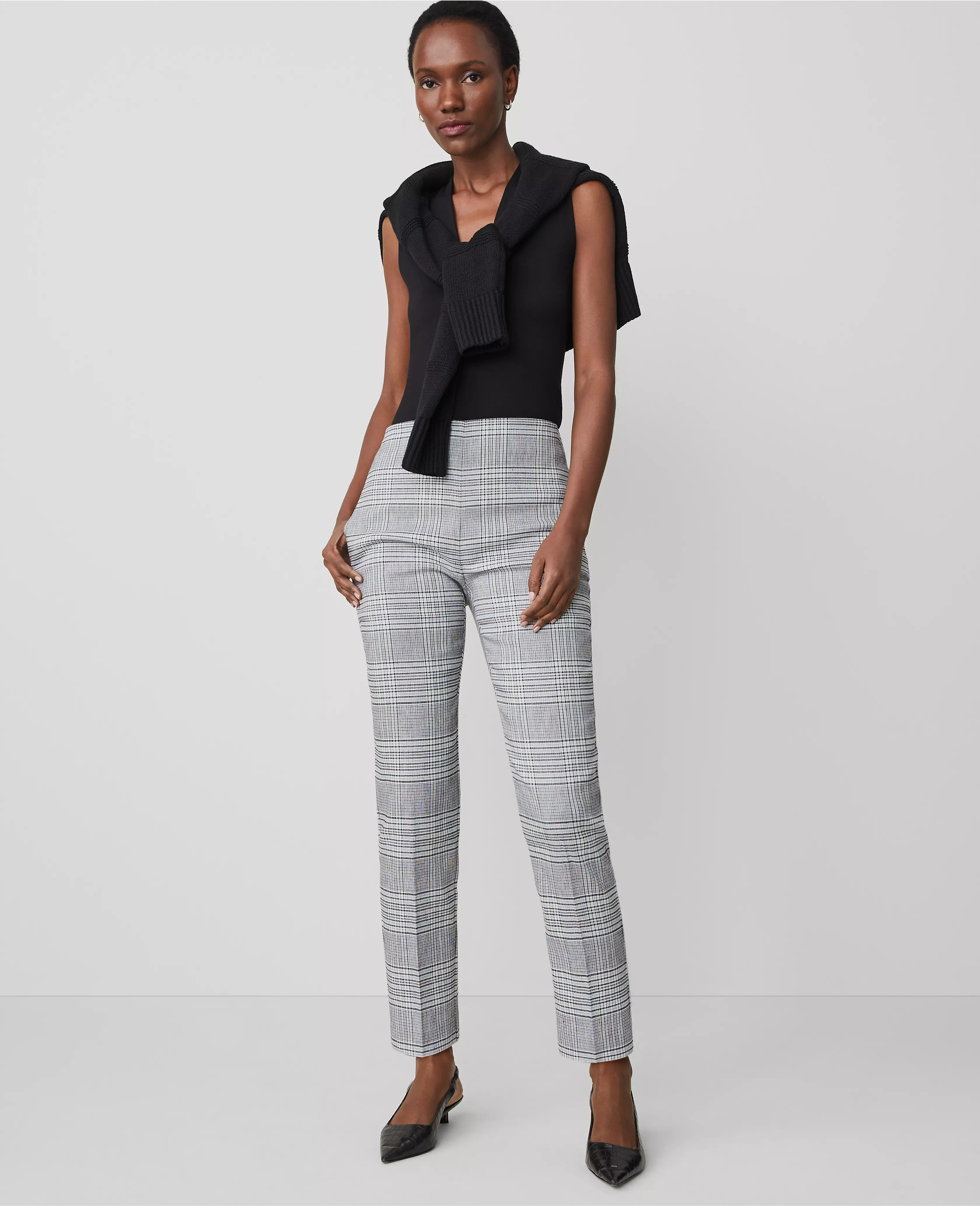 The Side-Zip Ankle Pant | Ann Taylor