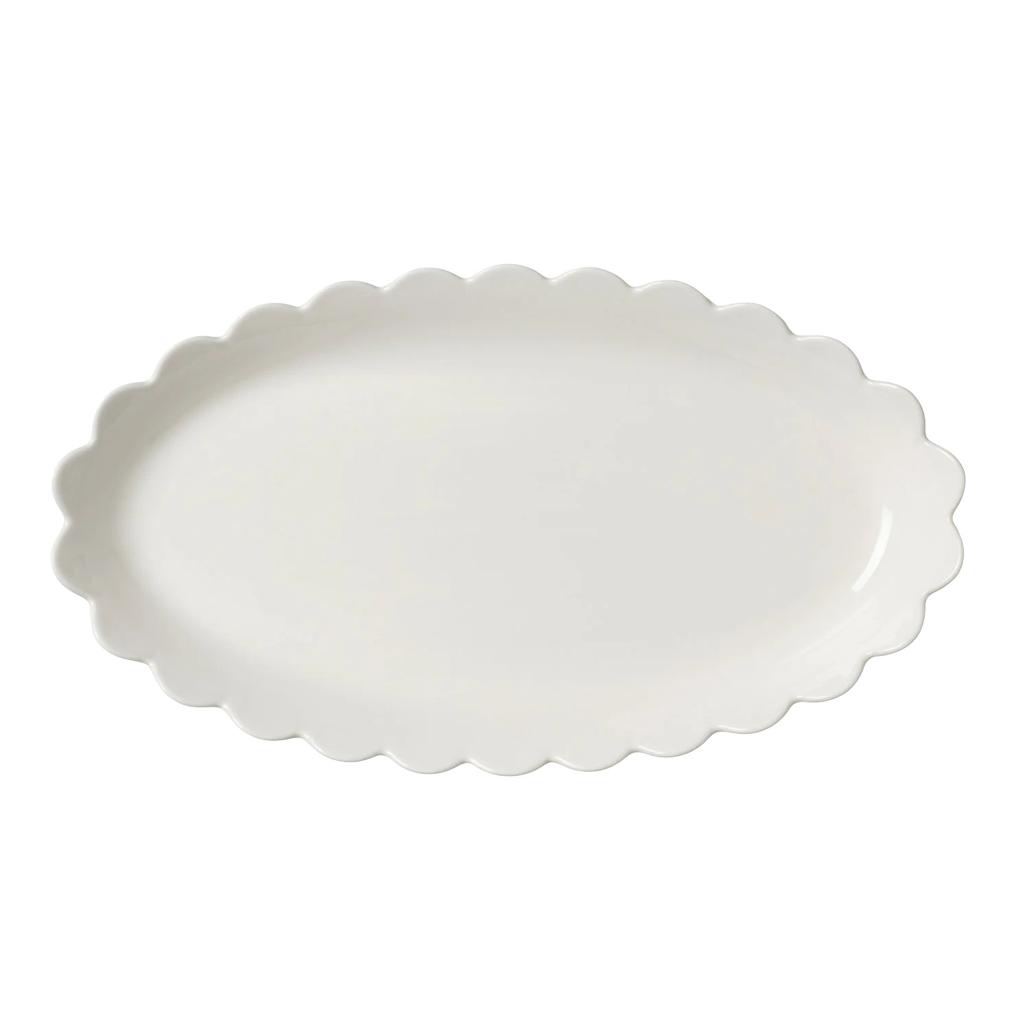 White Scallop Dining Set - 17 Pieces | In the Roundhouse