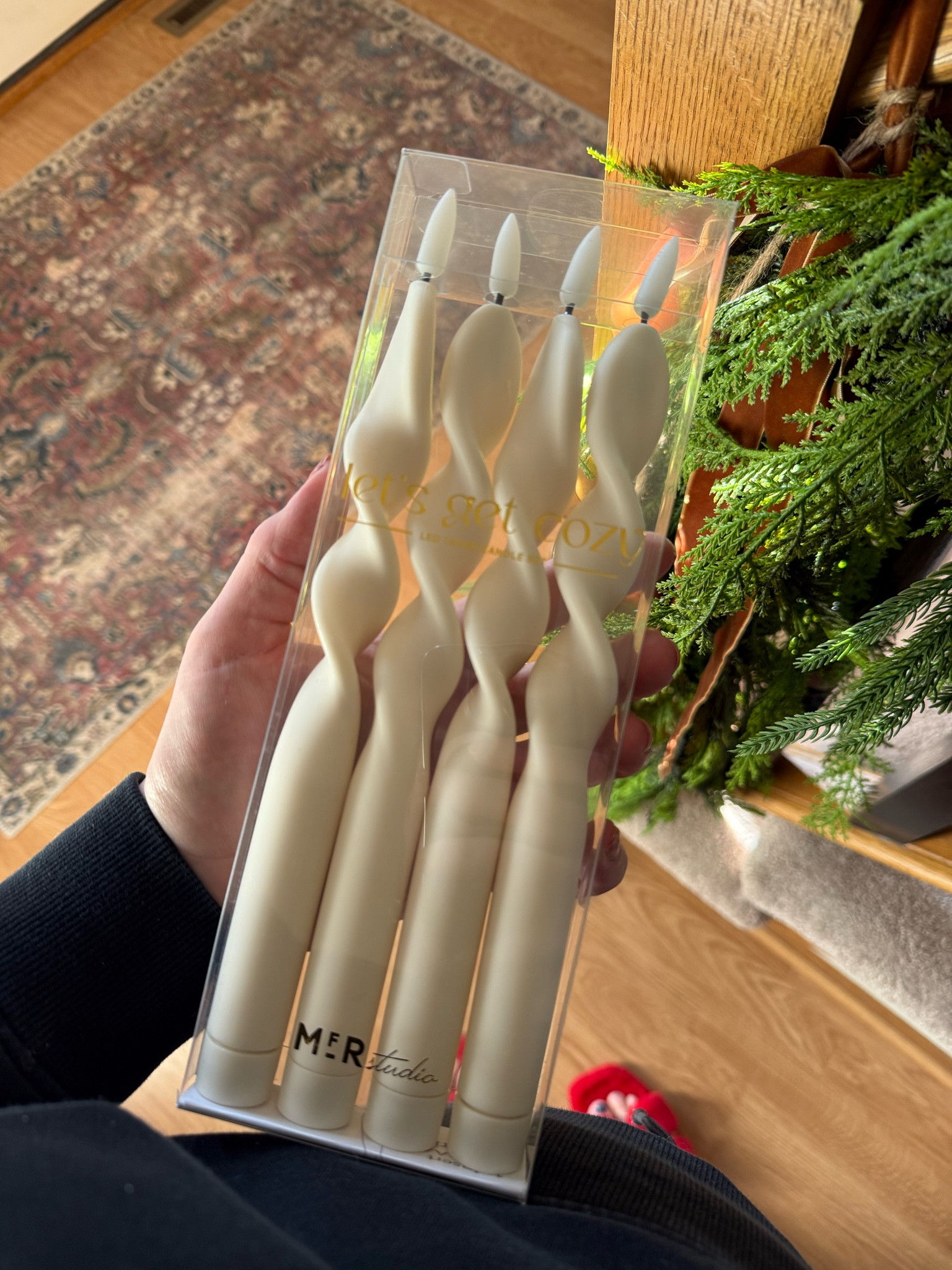 These battery operated swirl taper candles are so cute and bound to sell out! $10 at target 🤯

#LTKHoliday #LTKFindsUnder50 #LTKGiftGuide