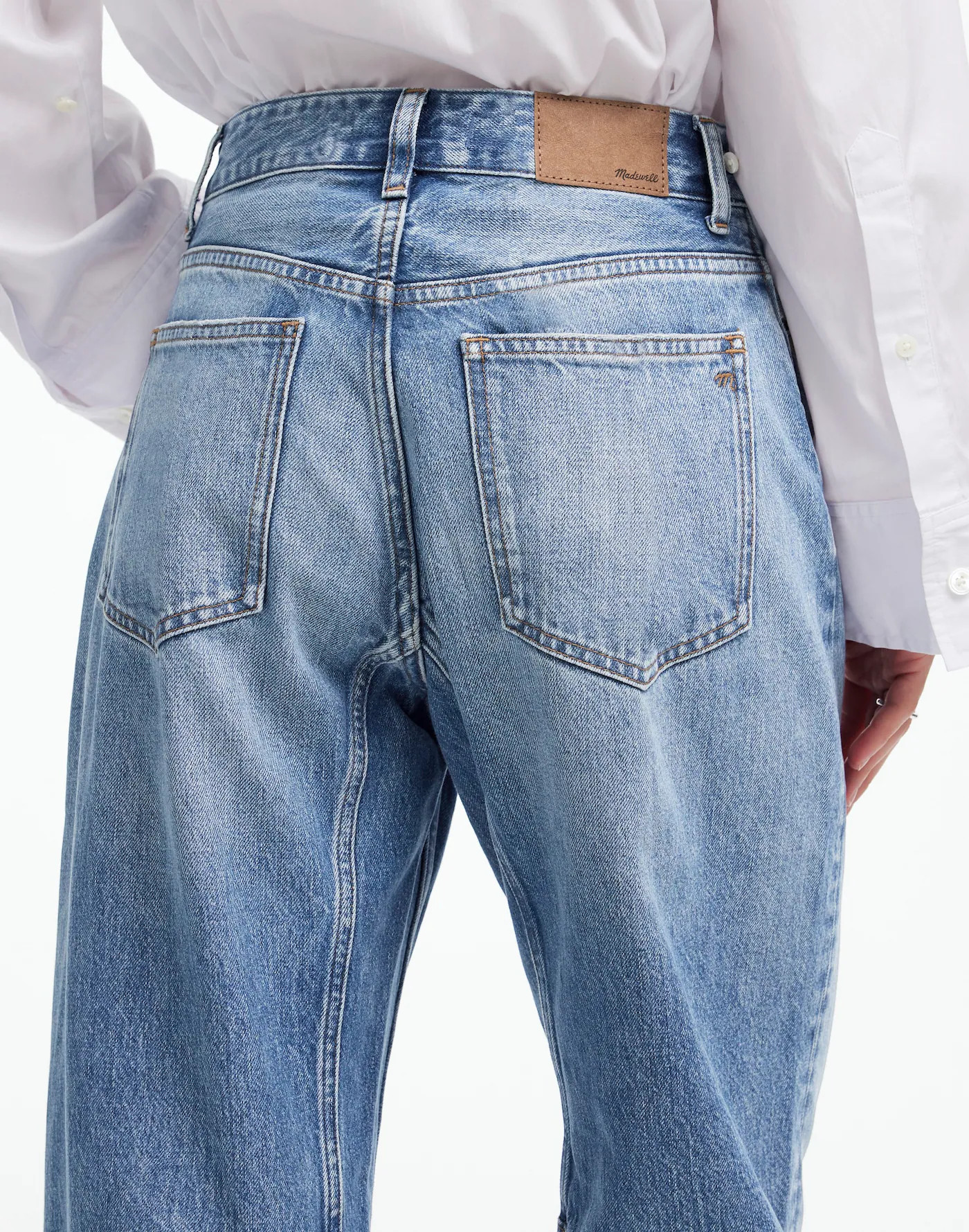 The Darted Barrel-Leg Jean | Madewell