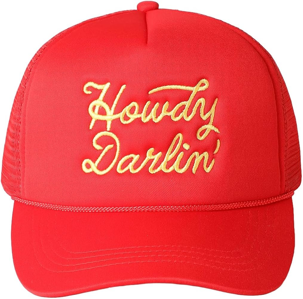 MIRMARU Retro Foam Mesh Trucker hat Trendy Design Summer Baseball Cap for Womens | Amazon (US)