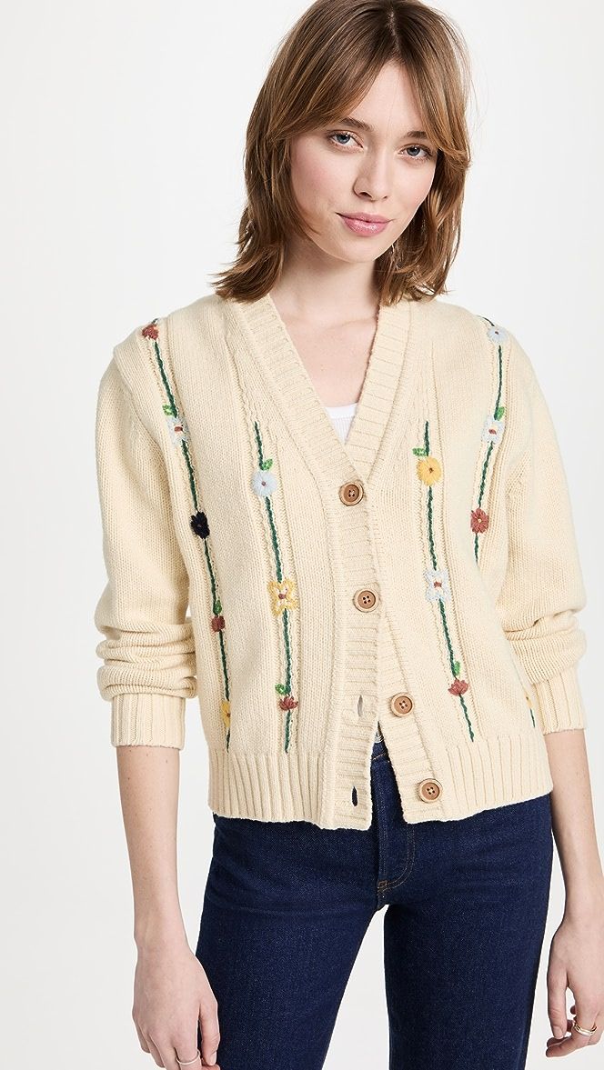 50s V Neck Cardigan | Shopbop