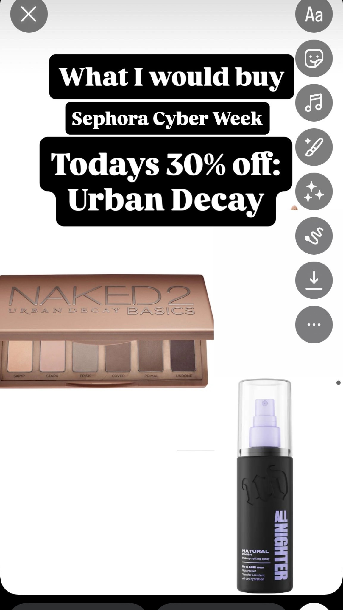 Sephora 30% off urban decay and the dyson airwrap and the shark styler!!

#LTKCyberWeek #LTKBeauty #LTKGiftGuide