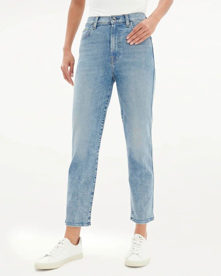 High Waist Crop Straight Jeans | Splendid